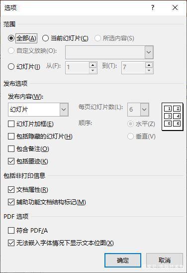 PPT转pdf的3个实例，含只转指定的几张与当前选中的内容